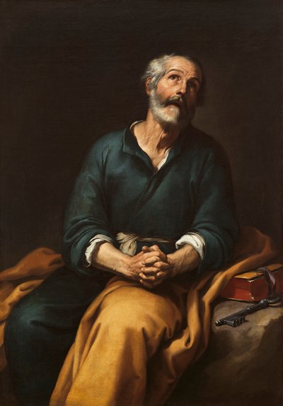 Der weinende Petrus von Bartolomé Esteban Murillo